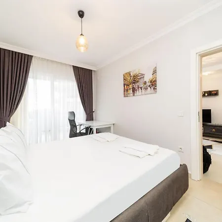 Colorful Flat With Shared Pool And In * Алания